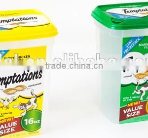 Customized Plastic Dog Cat Food Container thumbnail-1