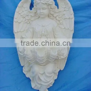 White Wall Angel Flower Pot thumbnail-1