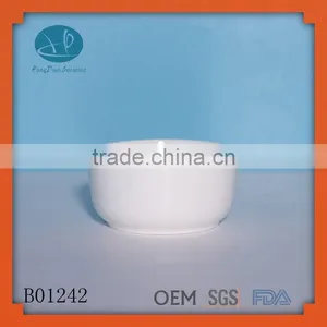 Dip Bowl,pure White Ceramic Serving Rice Bowl,ceramic Bowl Wholesale thumbnail-1