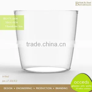 Wholesale Custom Glass Cup With No Handle thumbnail-2