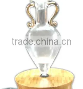 Elegant Wooden and Glass LED Aroma Diffuser Nebulization Oil Diffuser thumbnail-1