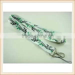 NEW Panda White Neck Lanyard Strap Cell Mobile Phone ID Card Key Chain thumbnail-1