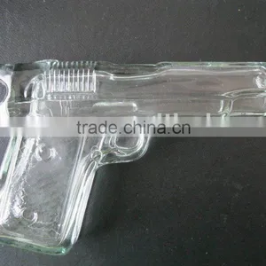 Gun Shaped Glass Bottle thumbnail-1