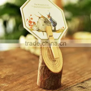 Round Wooden Stake Photo Clip thumbnail-1