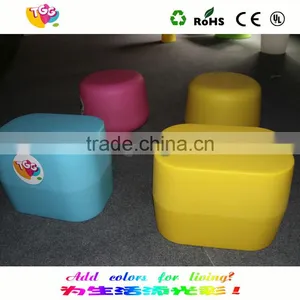 PE Material Colorful Lovely Kids Bedroom Furniture, Kids Bedroom Furniture Sets Cheap, Kids Chair and Stool thumbnail-6
