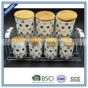 Promotion Colorful Small Airtight Ceramic Spice Jar thumbnail-3