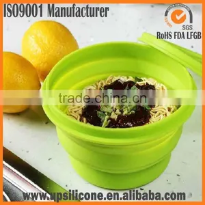 Silicone Foldable Bowl Silicone Collapsible Bowl thumbnail-1