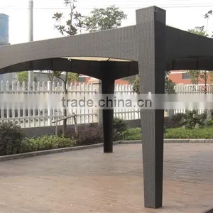 New Design Outdoor Garden Rattan Pavilion Gazebo thumbnail-4