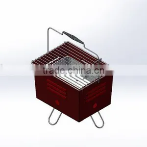 Portable Camping Necessity BBQ Set Charcoal BBQ Grill thumbnail-1