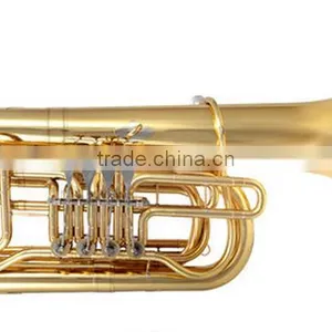 Bb Key 4 Key Tuba for Brass Band thumbnail-1