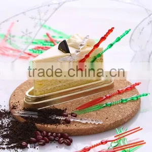 Useful Plastic 50pcs Cake Forks Set/ Disposable Plastic Fruit Forks/single Use Plastic Forks for Picnic thumbnail-2