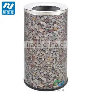 201 Stainless Steel Hotel Ground Ash Barrel Waste Bin Manufacturer thumbnail-4