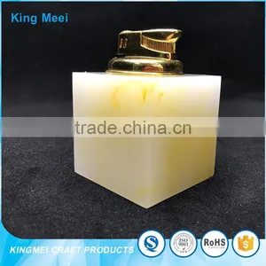Small White Acrylic Cube Box Perfume Organizer thumbnail-3