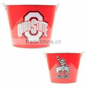 Galvanized Metal Printed Water Bucket thumbnail-1