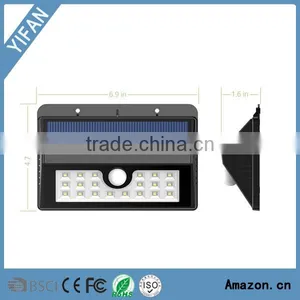 Amazon Professional Manufacture 20Led Solar Garden Wall Light Infrared Motion Sensor Light Outdoor Wireless Security Light thumbnail-3