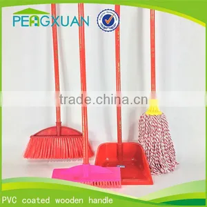 Cleaning Product Parts Wooden Broom Sticks 150cm With OEM Design thumbnail-1
