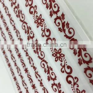 Festival Mood Epoxy Ribbon Sticker, X'mas Season Foil Sticker, Foil Epoxy Ribbon Sticker in Red thumbnail-5