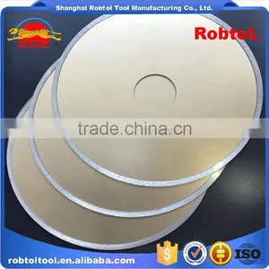 10 Inch 250mm Continuous Rim Diamond Saw Blade Tile Ceramic Porcelain Bridge Saw Wet Cutting Disc thumbnail-1