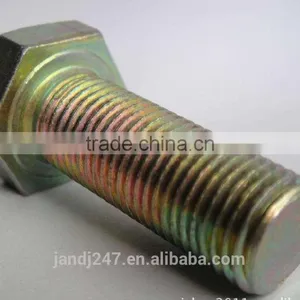 Yellow 8.8 Grade Hex Bolt With Good Price thumbnail-1