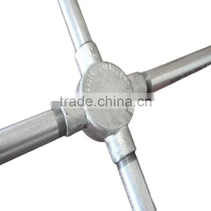 20mm and 25mm Electrical Galvanized 2 Way (Angle) Back Entry Junction Box thumbnail-6