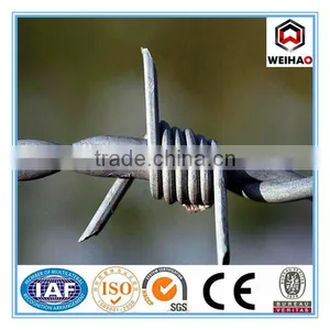 Anping Wei Hao Provide Galvanized Barbed Wire/PVC Barbed Wire thumbnail-2