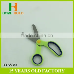 Factory Price HB-S5080 5" Big Satin Polished Blades PP TPR Handle Children Scissors thumbnail-5