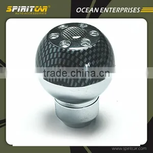 Aluminium Custom Shift Gear Knob With Carbon Fibre Plated Finishing thumbnail-1