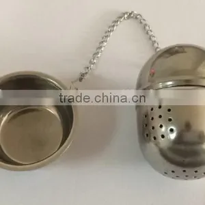 Food Grade Stainless Steel Tea Strainer, Tea Infuser, Tea Ball With Rest, Tea With Stand,Tea Leaf Filter thumbnail-1