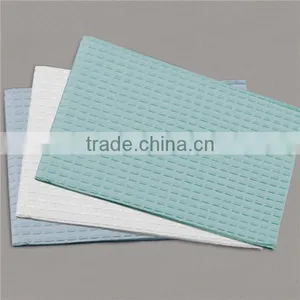 3 Ply Disposable Waterproof Colorful Dental Bib With PE Film thumbnail-3