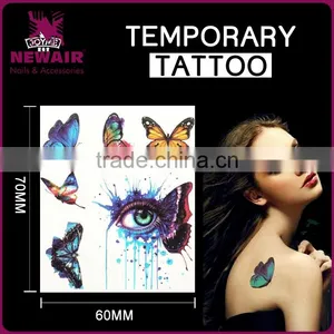New Design Flash Tattoo Removable Waterproof Black Temporary Tattoo Stickers Temporary Body Art Tattoo thumbnail-2