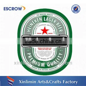 Customized Beatiful High Quality Customized Woven Design Print Drink Beer Label thumbnail-1