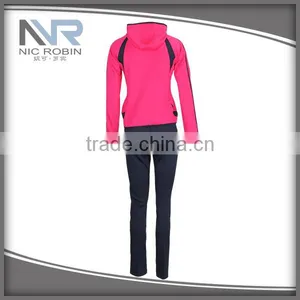 Wholesale Tracksuit Custom Long Sleeve Set Active Sportswear thumbnail-3