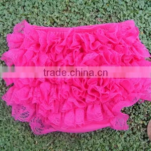 Wholesale Baby Clothes From China / Ruffle Panties Baby Panties Bloomer/ Baby Lace Bloomers 2016 thumbnail-3