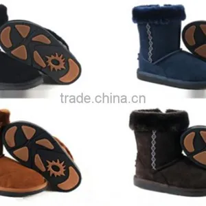 Suede Leather Boot in Stock Wholesale Kids Boots and Women Boots thumbnail-2
