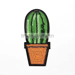 2017flower Shape Custom Embroidery Sequin Patch Embroidery Design for Jeans thumbnail-4