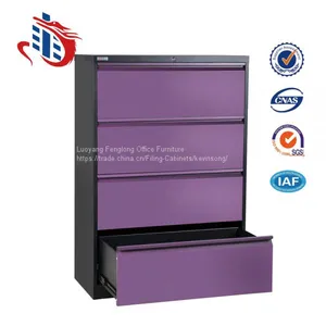 High Quality Office Furniture 4 Drawer Metal File Cabinets thumbnail-5