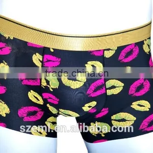 Factory Wholesale Custom Men's Fashion Sexy Ice Silk Seamless Breathable Boxer Brief thumbnail-6