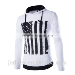 Hot Mens Long Sleeve Custom Print Couple Lover Hooded Sweatshirt thumbnail-4