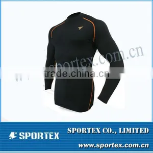 OEM Compression Clothes / Long Sleeve Tight Shirt / Men's Compression Sportswear for Men thumbnail-1