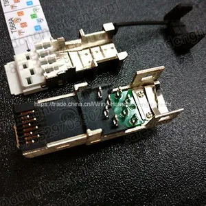 Shielded Cat 6 Cat 7 High Flex Ethernet Cable RJ 45 to RJ 45 With Screw Lock For Dynamic Chain System thumbnail-1
