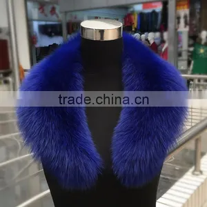 Myfur Wholesale Black Color Real Fox Fur Collar For Women Winter Coat thumbnail-6