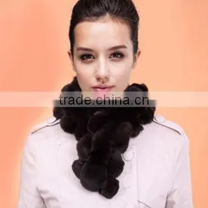 Fashion Rabbit Fur Scarf thumbnail-1