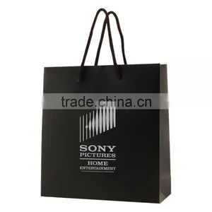 Matte Laminated Eurotote Shopping Bag - Features Cardboard Bottom, Dimensions Are 6" x 3.5" x 6.5" and Comes With Your Logo. thumbnail-2