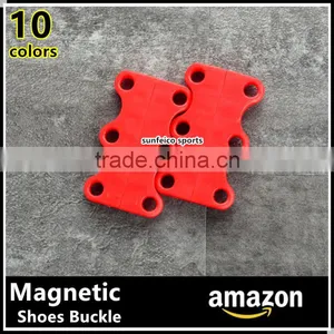 No Tie Lace Locks Lazy Magnetic Shoes Buckle 10 Colors Provide Amazon Label Service With UPS Amazon Special Shipment Line thumbnail-1