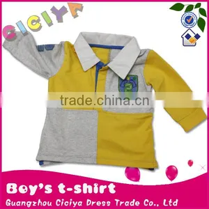 Stylish Long Sleeve Polo Baby Boy Tshirt thumbnail-1