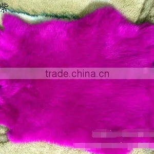 Manufacturers Spot the Origin of Decorative Fur Dyeing Imported Rabbit Skin Low-cost High-quality Wholesale thumbnail-4