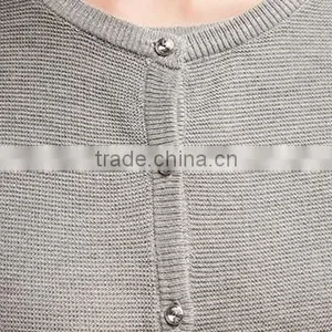 Small Button Front Open Knitting Women's Cardigan Sweaters for Wholesale thumbnail-5