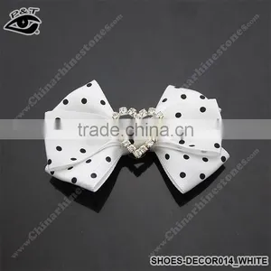 Bowknot Design Ornaments for Ladies Shoes Fabric Bow Accessories for Women Shoes thumbnail-5