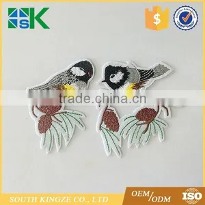 Bird Embroidered Sew Iron On Patch Badge Fabric Applique Lace Trim thumbnail-1