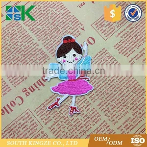 Cute Little Girl Ballet Dance Iron on Patch Embroidered Appliques Craft thumbnail-2